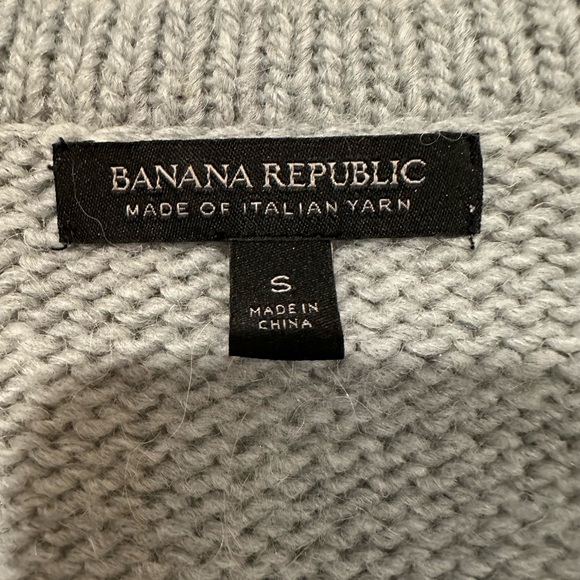 Banana Republic 3/4 sleeve gray cardigan - Picture 2 of 6